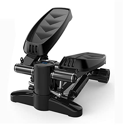 Mini Stepper, Mini Step Portatile per Il Fitness con Bande di Resistenza e Monitor, Attrezzatura per l'allenamento a CAS