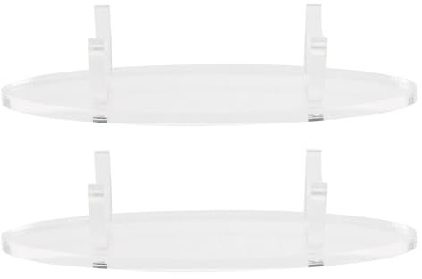 DOITOOL Présentoir pour Stylos Plume en Acrylique Transparent 2 Pièces, Support Pratique et Robuste pour Étude et Boutique