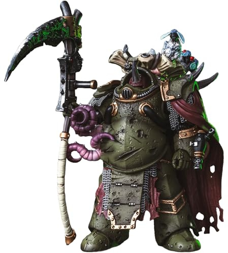 TOYVERSE JOYTOY 1/18 Actionfigur Warhammer 40,000, Death Guard Deathshroud Terminator 2, Mobile Gelenke Charaktermodell, 15+