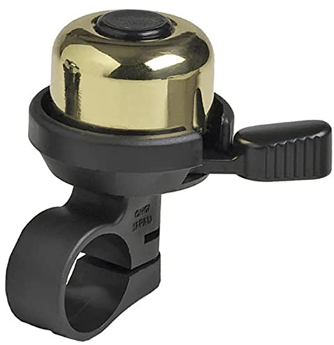 Mirrycle Incredible Brass Duet Bicycle Bell, Brass