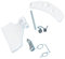 Ensemble poignée hublot d'origine Machine à laver, Lave-linge 50277655002, 50292028003 ARTHUR MARTIN Machine à laver, Lave-linge 50277655002, 50292028