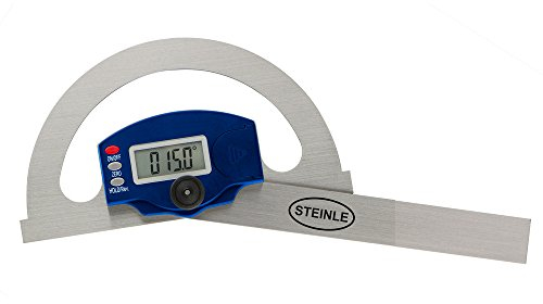STEINLE Digital Gradmesser/Winkelmesser 120x150 mm Messbereich: 180°, Ablesung: 0,05° Genauigkeit: ±0,3°