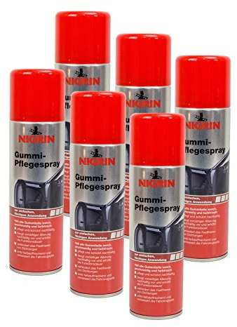 NIGRIN 6X 74056 Gummi-Pflegespray 300 ml