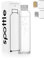 spottle glass water bottle 500ml - 750ml - 1 litre - borosilicate glass water bottle 1l with lid bpa free - for home - for fridge - dishwasher safe