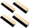 Toolty Grout Spreader - 150, 200, 250, 300mm - Wooden Handle - for Tiles, Joints - DIY - Set of 4