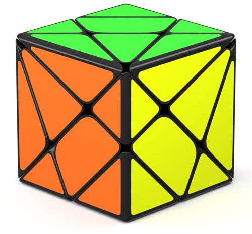 Vdealen Irregularidad Speed Cubo Magico Magic Cube, Liso Cubo de Velocidad para Usuarios Avanzados, Festivo Cumpleaños Regalo para Niños Adolescentes Adultos(Axis Cube)