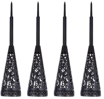 2/4 jarrones conmemorativos para cementerio con pinchos, decoraciones de cementerio para decoración de tumbas, jarrones de cementerio, soportes de cementerio