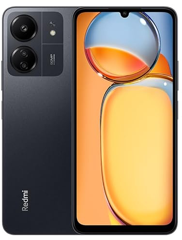 XIAOMI Redmi 13C NFC smartphone 4GB RAM 128GB ROM 6.74 display 90Hz 50MP tre fotocamere 5000mAh batteria a carica rapida processore otto core dual SIM MIUI 14 nero（No charger）