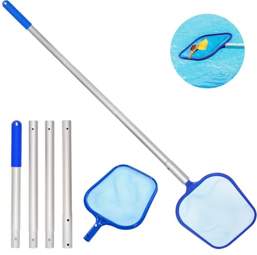 Rete della piscina, 72-172CM Palo Jacuzi Rastrillo Scooter pesado Piscina Accessori di pulizia , Rete della Piscina Schiumatoi per Piscina Pulizia delle Foglie della Piscina