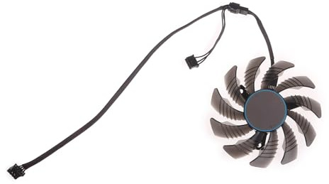 WATERBELINE Ventola di raffreddamento, PLA09215S12H DC12V 0.55A 4Pin per 3080 3070Ti 3080Ti 3090 Ventole di raffreddamento della scheda grafica