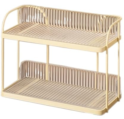 Étagère de bureau – Cadre en fer avec poignée pour la maison ou le bureau – Présentoir en plastique durable