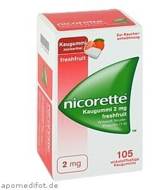 NICORETTE 2MG FRESHFRUIT