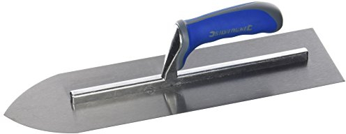 Silverline Tools 651591 Llana para Suelos con Mango Engomado, Azul, 400 x 115 mm