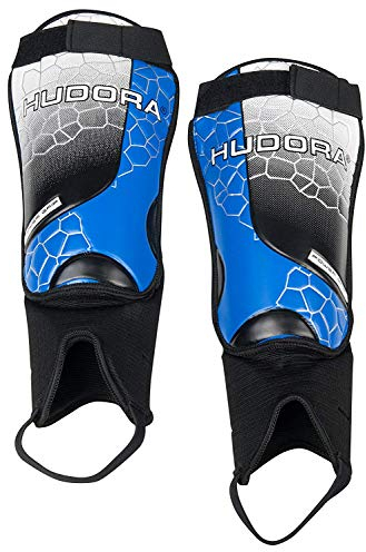 HUDORA Schienbeinschützer mit Knöchelschutz - Bequeme Schienbeinschoner mit Schaumstoff - Fußball Schienbeinschoner mit Knöchelprotektoren in Größe S/M/L - Fußballausrüstung Kinder & Jugendliche