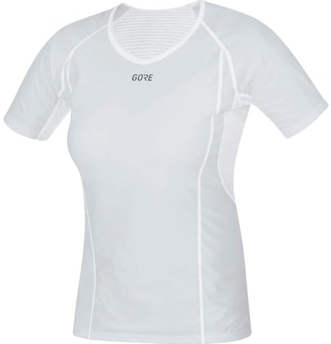 GORE WEAR M Femme Sous-maillot à manches courtes GORE WINDSTOPPER, 38, Gris clair/Blanc
