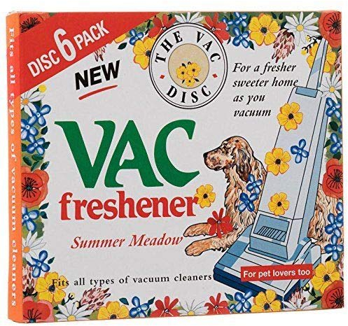 FIND A SPARE 6 Disc Pack Of Vac Freshener New Extra Strong Summer Flagrance For All Bagless Handheld Cordless Baged Vacuum Cleaners