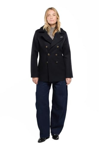 Armor Lux Femme Caban Pointe du Raz Femme Blouson, Bleu (Rich Navy D85), 44 EU