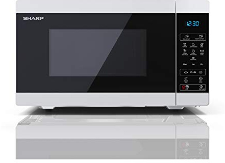 SHARP YC-MS252AU-W 25 Litre 900W Digital Microwave, 11 power levels, ECO Mode, defrost function, LED cavity light - White