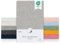 Laleni 2er Set Frottee Spannbettlaken 50x89cm - Oeko-TEX Zertifiziertes Bettlaken, Faltenfreie Spannbetttücher für Kinderbett, Babybett und Moses Körbchen, Moonlight Grey - Grau