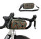 ROCKBROS Fahrradtasche Lenker, Fahrradtasche für Vorne Lenker, Fahrradzubehör für Mountainbike und Rennrad, Umhängetasche mit Schultergurt Grün
