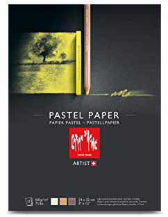 Caran d'Ache Papier à dessin Pastel 3 couleurs 24 x 32 cm