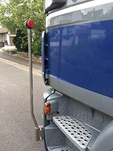 Hansen Styling Parts Edelstahl LKW Begrenzungsstab 110 cm mit LED-Leuchte Truck Peilstab Peilstäbe Begrenzungsleuchten Begrenzungstäbe~