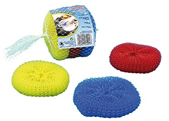 Bürstenmann Kunststoff – Pfanne Topfreiniger, 3-teilig