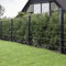 HORI Doppelstabmattenzaun 8/6/8 Zaun Komplettset Verschiedene Längen und Höhen inkl. Pfosten Gartenzaun in Anthrazit Ideal für Sicherheit und Sichtschutz Anthrazit,Grau RAL 7016 Höhe 183 cm Länge