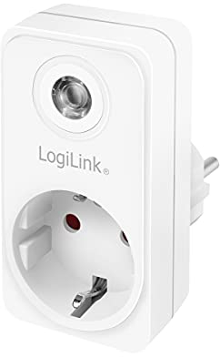 LogiLink Adattatore per presa (1 contatto di protezione CEE 7/3) con sensore crepuscolare