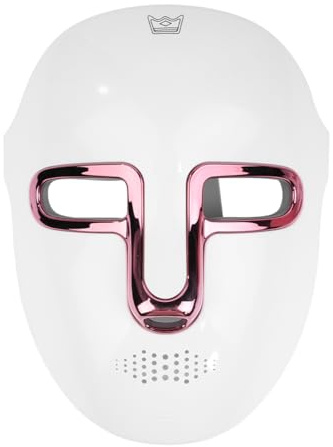 Sarini Maschera per terapia della luce facciale a LED wireless a 7 colori - Dispositivo fotonico avanzato per anti-età, rimozione delle rughe, restringimento dei pori, riduzione delle linee sottili