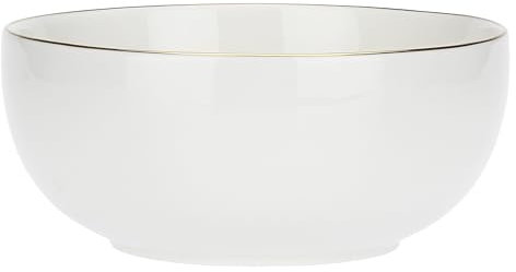 LA PORCELLANA BIANCA - Ensaladera de porcelana, diámetro 24 cm, colección Majestà