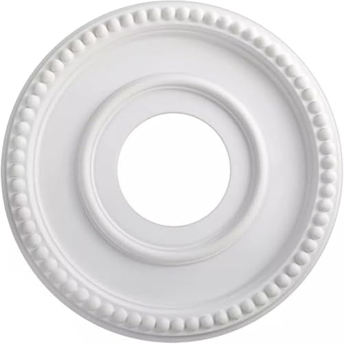 Rose de plafond, plafond Rose Polystyrène Lighting PU European Style Light Board Plafond Ventilateur Light Base Decoration Plafon