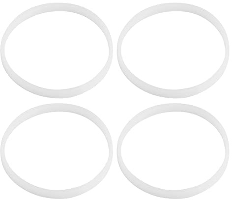 4 pcs da 10 cm in gomma o anelli set di guarnizioni, kit di anelli di tenuta, guarnizioni per gli spremiagrumi, a prova di perdite resistenti al calore, per basi di frullatore da