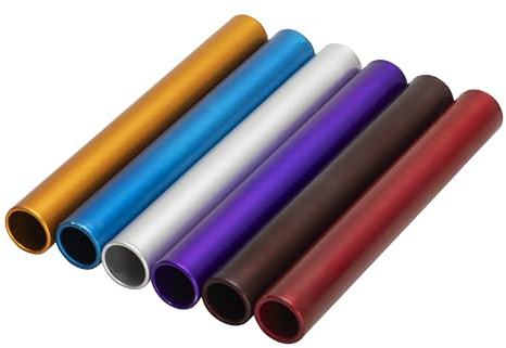 Betzold Staffelstäbe Senior, Ø 38 mm, 6 Stück - Aluminium Leichtathletik