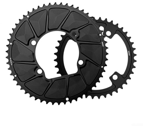 Plateau de vélo de route 110 mm à vitesse unique CNC AL7075 en alliage d'aluminium à dents larges étroites compatible avec les chaînes de 9 à 12 vitesses adapté aux vélos électriques et vélos pliants