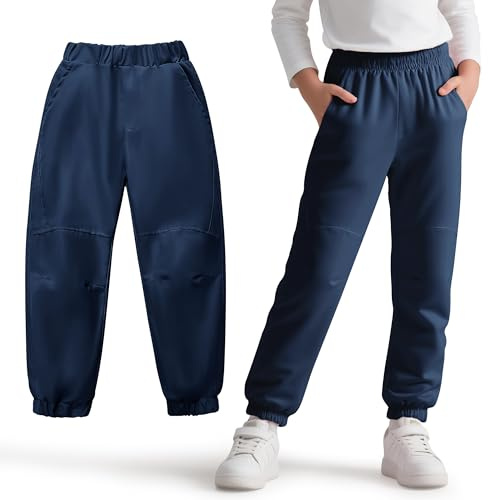 Keyck Wanderhose Kinder Wasserdicht Jungen Jogginghose Gr.122-128, Blau