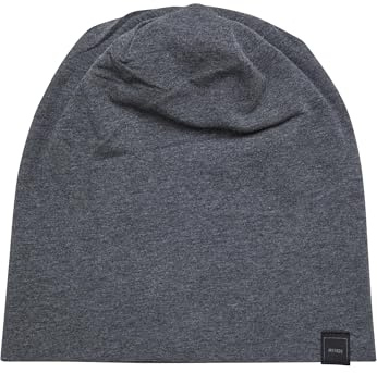 MSTRDS Unisex Erwachsene Jersey Beanie Strickmütze, Grau (Heath. Charcoal 1137,4562), One Size (S/M)