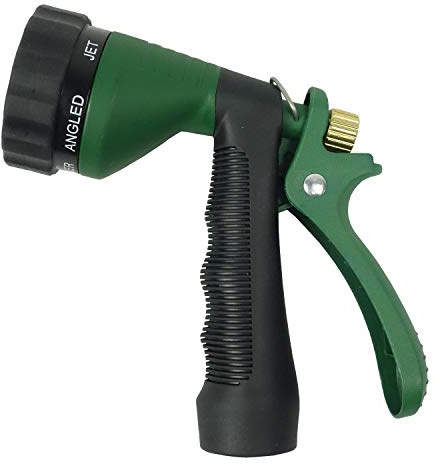 H2O WORKS Garden Hose Nozzle Heavy Duty Water Hose Nozzle with Adjustable Watering Patterns High Pressure Sprayer Nozzles, Pefect for Car Washing and Pets Showering