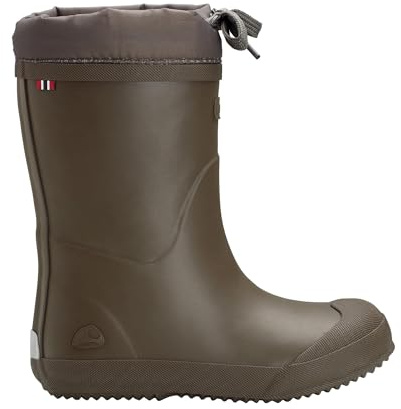 Viking In​d​i​e​ Th​e​r​m​o​ Wo​o​l​, Stivali di Gomma Unisex - Bambini e ragazzi, Verde (Olive), 25 EU