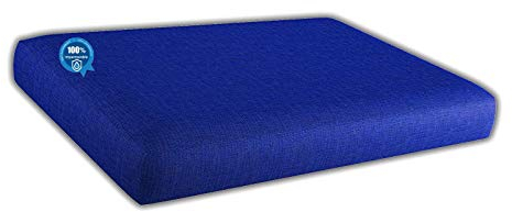 MICAMAMELLAMA Asiento Cojin para Sofa de palets/europalet | Desenfundable | Interior y Exterior | Color Azul Nautico | 100% Impermeable | Espuma de Alta Densidad.