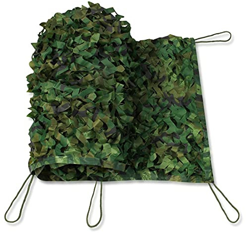 your GEAR Tarnnetz Outdoor Camouflage Netz – 3x3m, robust & wasserdicht, ideal für Militär, Jagd, Militär Ausrüstung, Sichtschutz & Sonnenschutz