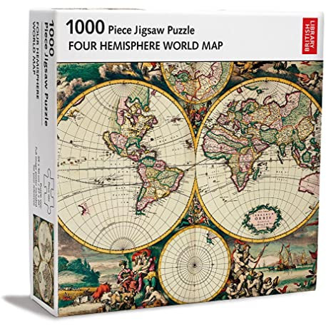 British Library World Map 1000 Piece Jigsaw Puzzle