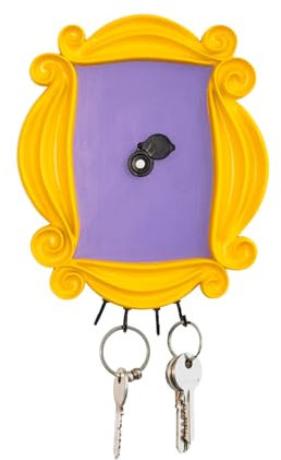 Grupo Erik Porte-clés mural Friends - Accroche-clés mural, 4 crochets pour porte-clés - Cadeaux Friends série | Merchandising Friends : Organisateur de clés pour décoration murale