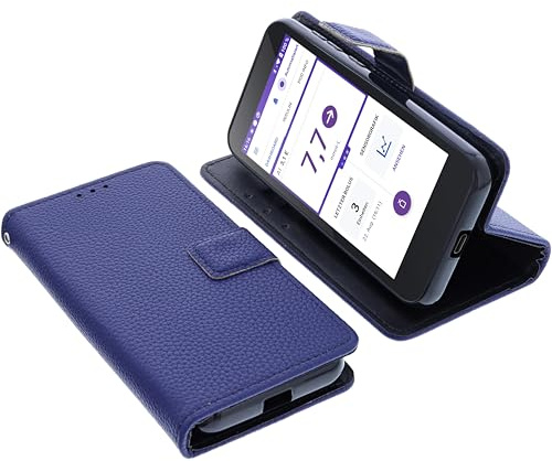 foto-kontor väska bok för Omnipod 5 fodral skyddsfodral, Bok blå
