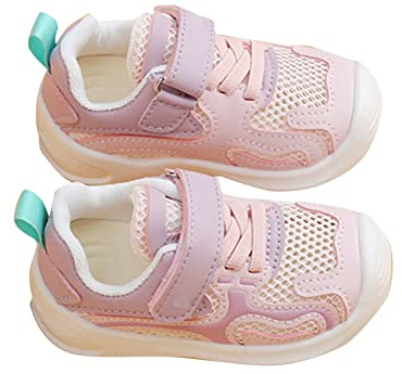 Zapatos transpirables para aprender a andar para bebé, zapatillas de gatear, de malla, transpirables, para bebé, a partir de 8 meses, suela suave, para aprender a andar, para caminar al aire libre