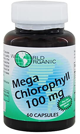 World Organics Mega Chlorophyll 100 Mg ( 1x60 CAP)