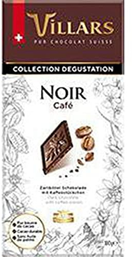 Villars Chocolat noir pépites de café - La tablette de 100g