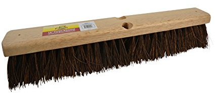Bristles 4218 18” Push Broom Head for Indoor and Outdoor, Commercial Or Residential Use with Stiff Bristles for Heavy-Duty Work On Concrete, Patio, Garage, Stone Or Any Heavy Duty Cleaning