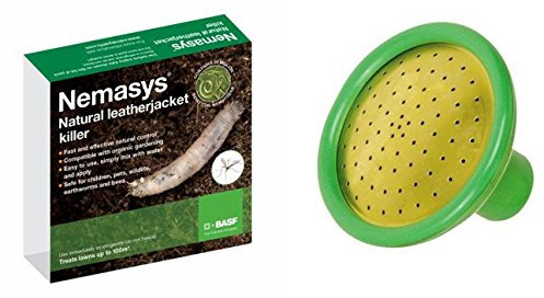 Nemasys Leatherjacket Killer Nematodes Treats 100sqm + Coarse Watering Can Rose