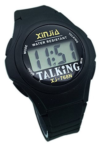 VISIONU Nergo Reloj Parlante en Español para Ciegos, Niños, y Los Ancianos, Deportes Electrónicos Hablar Relojes Gatget Regalo 768TS-ES